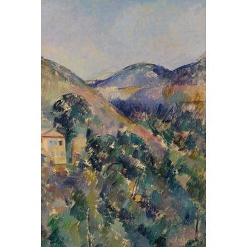 View of the Domaine Saint-Joseph by Paul Cezanne Field Journal Notebook, 50 pages/25 sheets, 4x6
