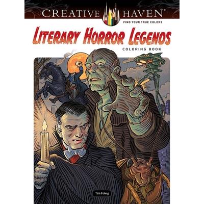 Creative Haven Literary Horror Legends Coloring Book