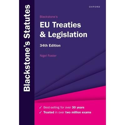 Blackstone’s Eu Treaties & Legislation