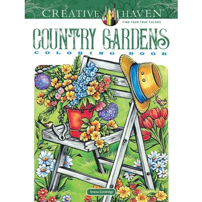 Creative Haven Country Gardens Coloring Book