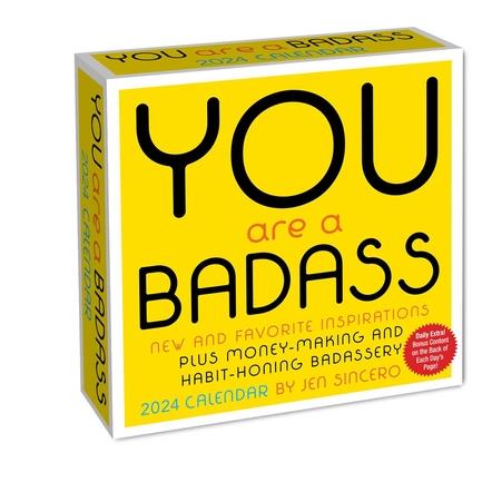 You Are a Badass 2024 Day-To-Day Calendar