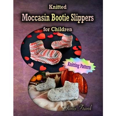 Knitted Moccasin Bootie Slippers for Children | 拾書所