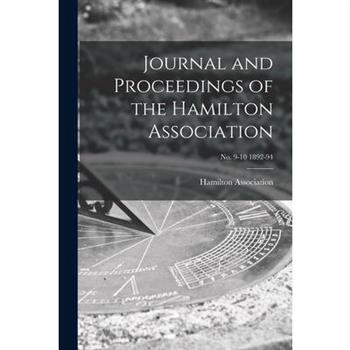 Journal and Proceedings of the Hamilton Association; no. 9-10 1892-94