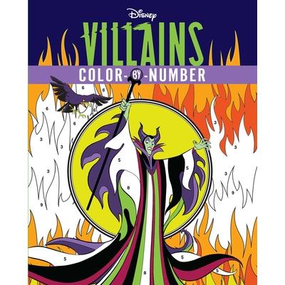 Disney Villains Color-By-Number | 拾書所