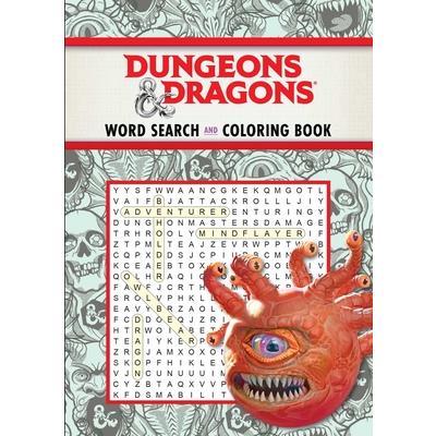 Dungeons & Dragons Word Search and Coloring | 拾書所