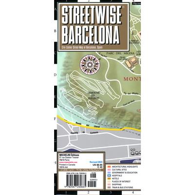 Streetwise Barcelona Map - Laminated City Center Street Map of Barcelona, Spain | 拾書所