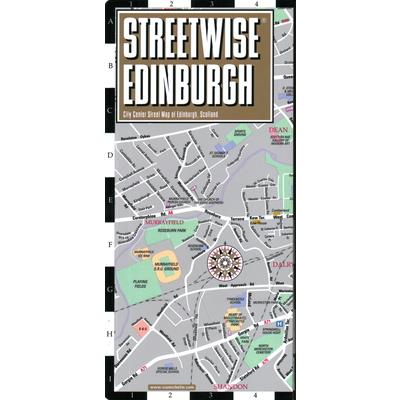 Streetwise Edinburgh Map - Laminated City Center Street Map of Edinburgh, Scotland | 拾書所