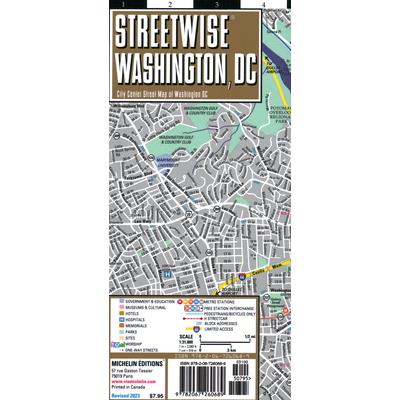 Streetwise Washington DC Map - Laminated City Center Street Map of Washington, DC | 拾書所