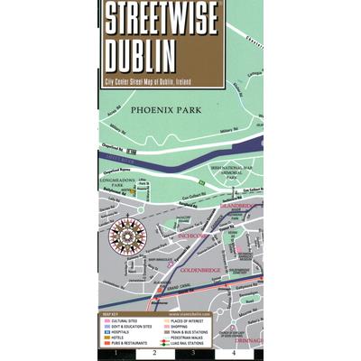 Streetwise Dublin Map - Laminated City Center Street Map of Dublin, Ireland | 拾書所