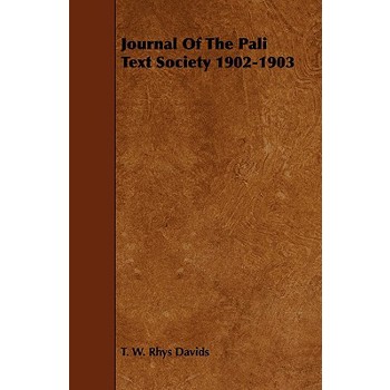Journal of the Pali Text Society 1902-1903
