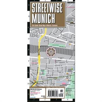 Streetwise Munich Map - Laminated City Center Street Map of Munich, Germany