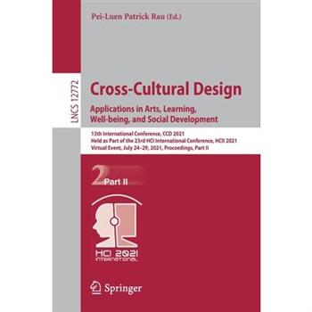 Cross-Cultural Design. Applications in Arts, Learning, Well-Being, and Social Development