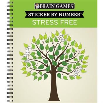 Brain Games - Sticker by Number: Stress Free
