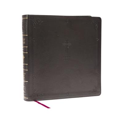 Nabre XL, Catholic Edition, Leathersoft, Black, Comfort Print