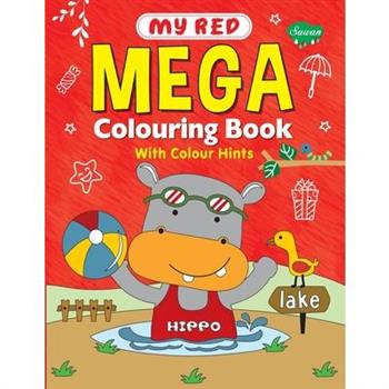 My Red Mega Colouring book