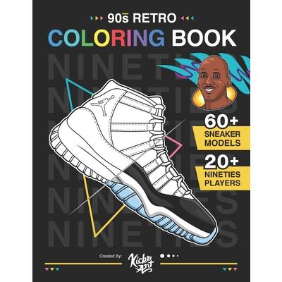90’s Retro Coloring Book - Created By