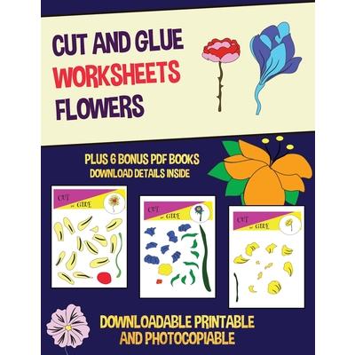 Cut and Glue Worksheets (Flowers)