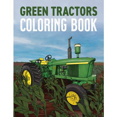 Green Tractors Coloring Book | 拾書所