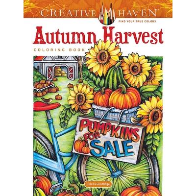 Creative Haven Autumn Harvest Coloring Book | 拾書所