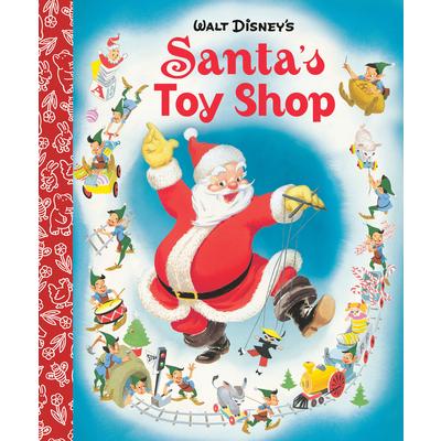 Santa’s Toy Shop Little Golden Board Book (Disney Classic)