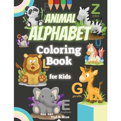 ANIMAL ALPHABET Coloring Book for Kids