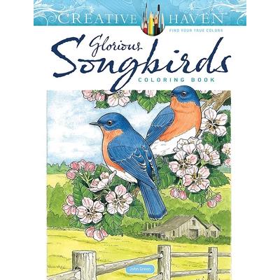 Creative Haven Glorious Songbirds Coloring Book | 拾書所