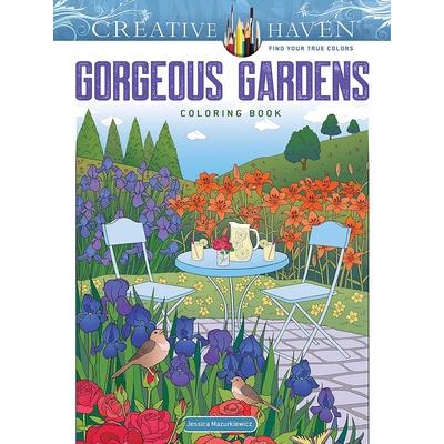 Creative Haven Gorgeous Gardens Coloring Book | 拾書所