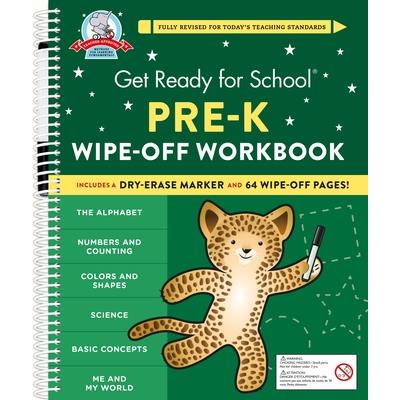 Get Ready for School: Pre-K Wipe-Off Workbook