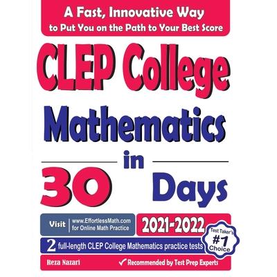 CLEP College Mathematics in 30 Days | 拾書所