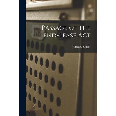 Passage of the Lend-Lease Act