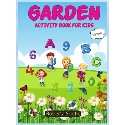 Garden Activity Book for Kids 3-5 years