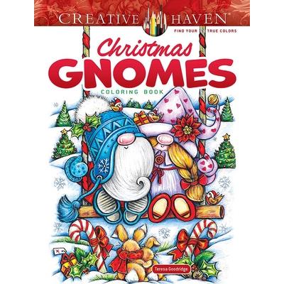 Creative Haven Christmas Gnomes Coloring Book | 拾書所