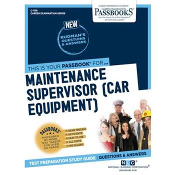 Maintenance Supervisor (Car Equipment), Volume 1158