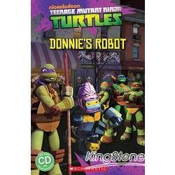 Scholastic Popcorn Readers Level 3: Teenage Mutant Ninja Turtles: Donnies Robot with CD忍者龜 3