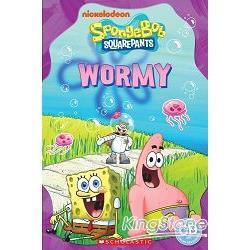 Scholastic Popcorn Readers Level 2: SpongeBob Squaarepants: Wormy with CD海綿寶寶 2：蟲蟲危機
