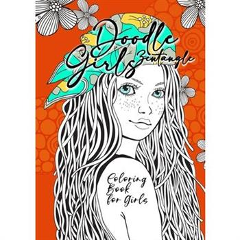 Doodle Zentangle Girls Coloring Book for Girls