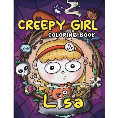 Creepy Girl Lisa Coloring Book | 拾書所