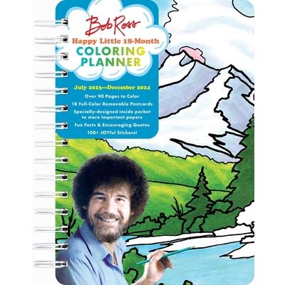 Bob Ross Happy Little 18-Month Coloring Planner | 拾書所