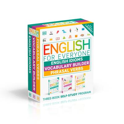English for Everyone English Idioms, Vocabulary Builder, Phrasal Verbs 3 Book Box Set | 拾書所