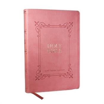 KJV Holy Bible: Large Print with 53,000 Center-Column Cross References, Pink Leathersoft, Red Letter, Comfort Print: King James Version