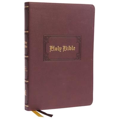Kjv, Thinline Bible, Large Print, Vintage Series, Leathersoft, Brown, Red Letter, Comfort Print