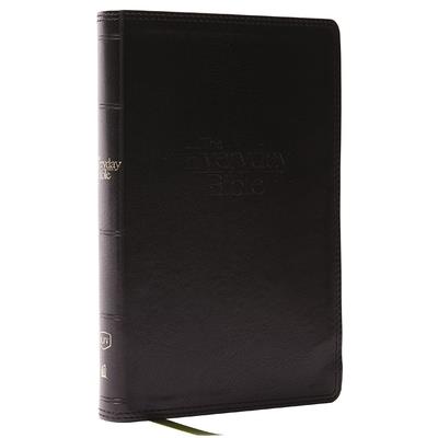 Kjv, the Everyday Bible, Leathersoft, Black, Red Letter, Comfort Print