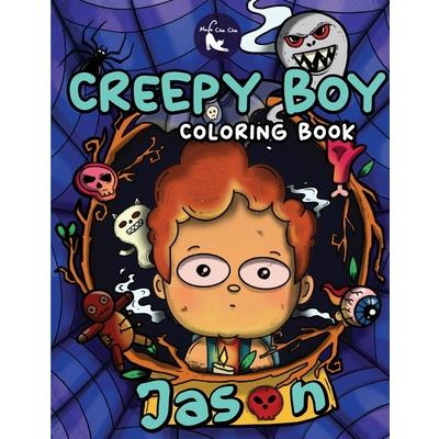 Creepy Boy Jason Coloring Book | 拾書所