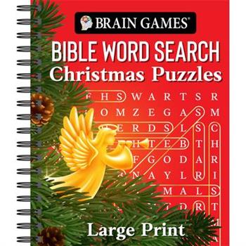 Brain Games - Bible Word Search: Christmas Puzzles - Large Print