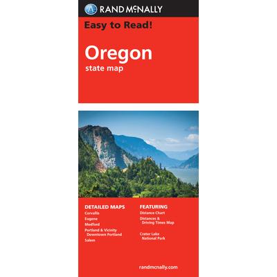 Rand McNally Easy to Read! Oregon State Map | 拾書所