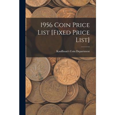 1956 Coin Price List [Fixed Price List] | 拾書所