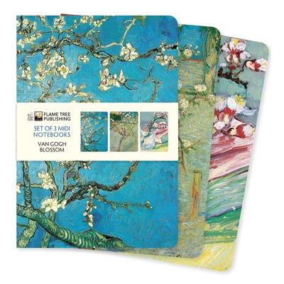 Vincent Van Gogh: Blossom Set of 3 MIDI Notebooks