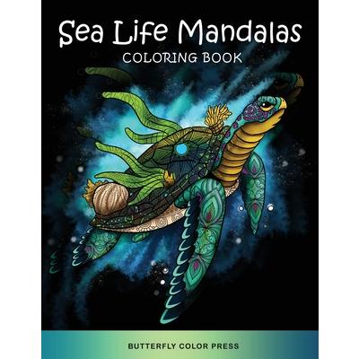 Sea Life Mandalas Coloring Book