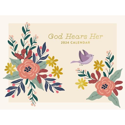 God Hears Her 2024 Inspirational Wall Calendar | 拾書所