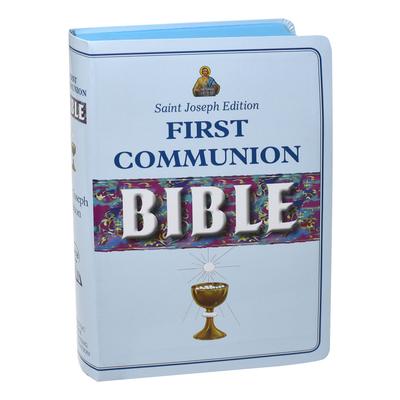 New Catholic Bible -- Med. Print Dura Lux (Boys Communion)